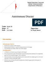 Autoimmune Disease: Duhok Polytechnic University Duhok Technical Institute Department of Pharmacy