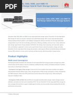 Huawei OceanStor 5000 V5 Mid-Range Storage Systems Data Sheet