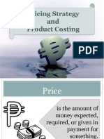 Pricing Strategy and Product Costing