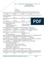 Thời gian làm bài: 90 phút: Thầy: Nguyễn Anh Phong