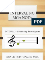 MUSIC PPT Interval NG Mga Nota