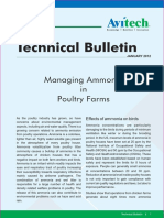 Managing Ammonia in Poultry Farms: Effects of Ammonia On Birds