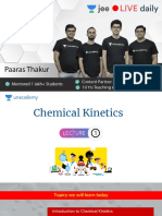 L1 - Chemical Kinetics PDF