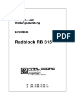 6.0 - Karl Georg - Radblock RB 315 Deu