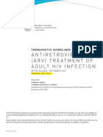 Antiretroviral (Arv) Treatment of Adult Hiv Infection: Therapeutic Guidelines