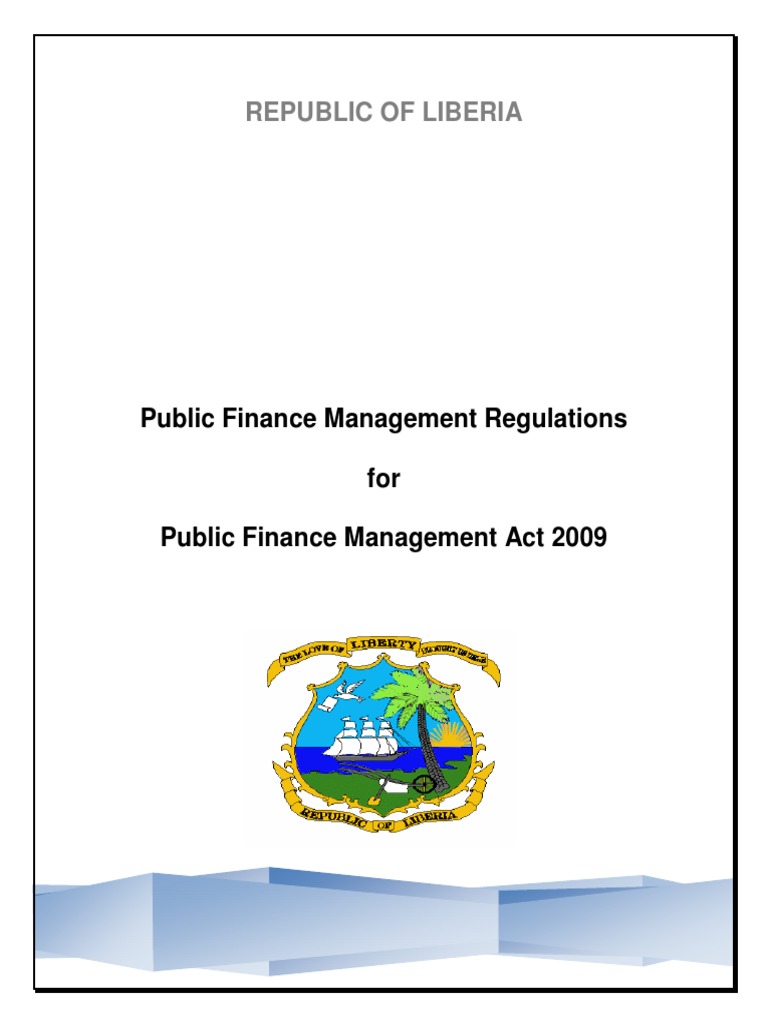 Liberia Public Finance Management Regulations | PDF | Cheque | Banks