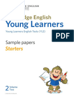 Cambridge English YLE Starters Sample Paper Volume 2
