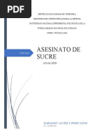 ASESINATO DE SUCRE
