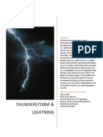 Lightning and Thunderstorm PDF