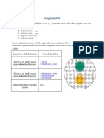 Assignment #4: Interaction With Dislocation Type of The Defect