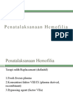 Penatalaksanaan Hemofilia