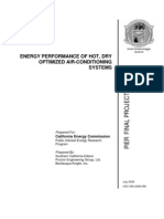 Energy Performance of Hot, Dry