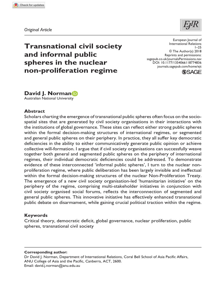 Nuclear Acceptance 027 | PDF | Treaty On The Non Proliferation Of ...