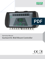 Gasgard XL Wall Mount Controller: Operating Manual
