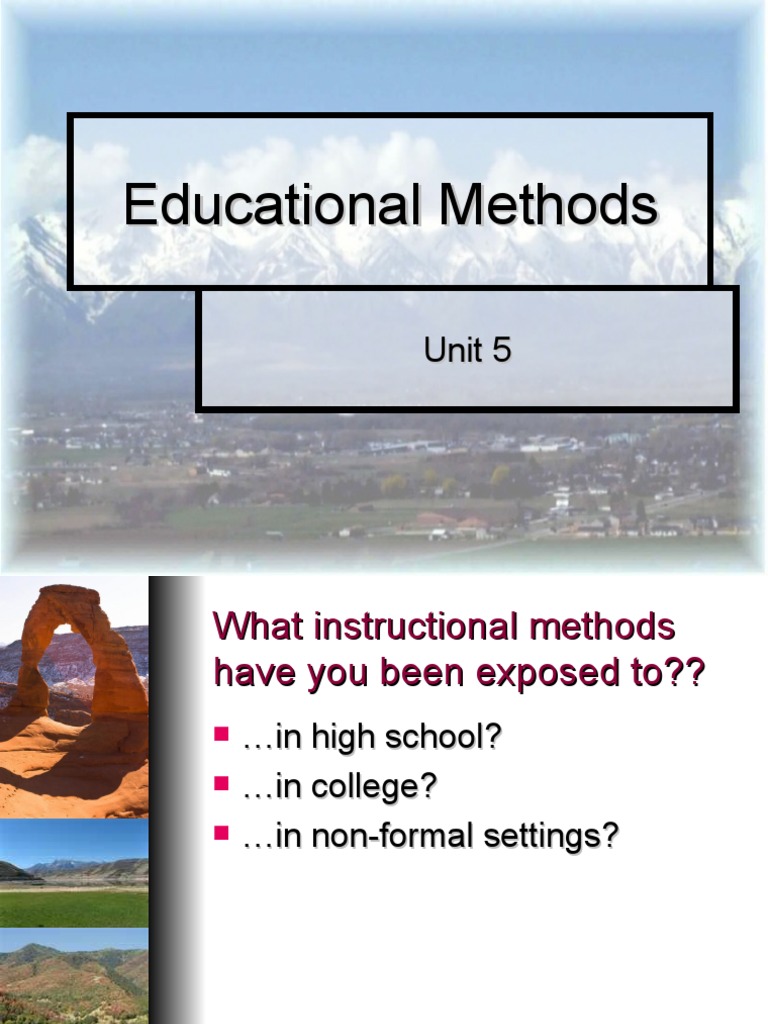Teaching Methods PDF Teaching Method Expert