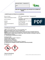 FISPQ CPA Argamassado Epóxi - Componente - B