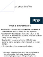 Water, PH and Buffers