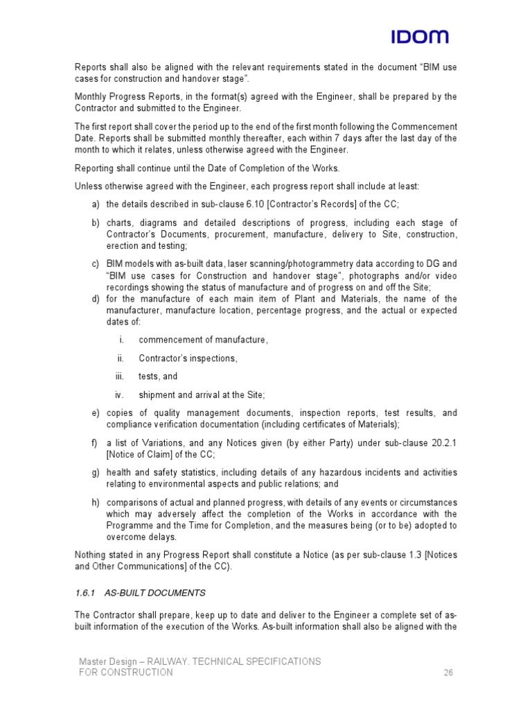 Technical Specification 5 | PDF | Building Information Modeling ...