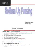 Botttom Up Parsing