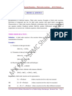 TYBSc Sem III Third Order Reactions