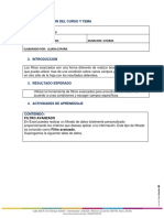 Formato de Guia Filtro Avanzados PDF