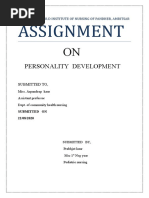 Assignment: Personality Development