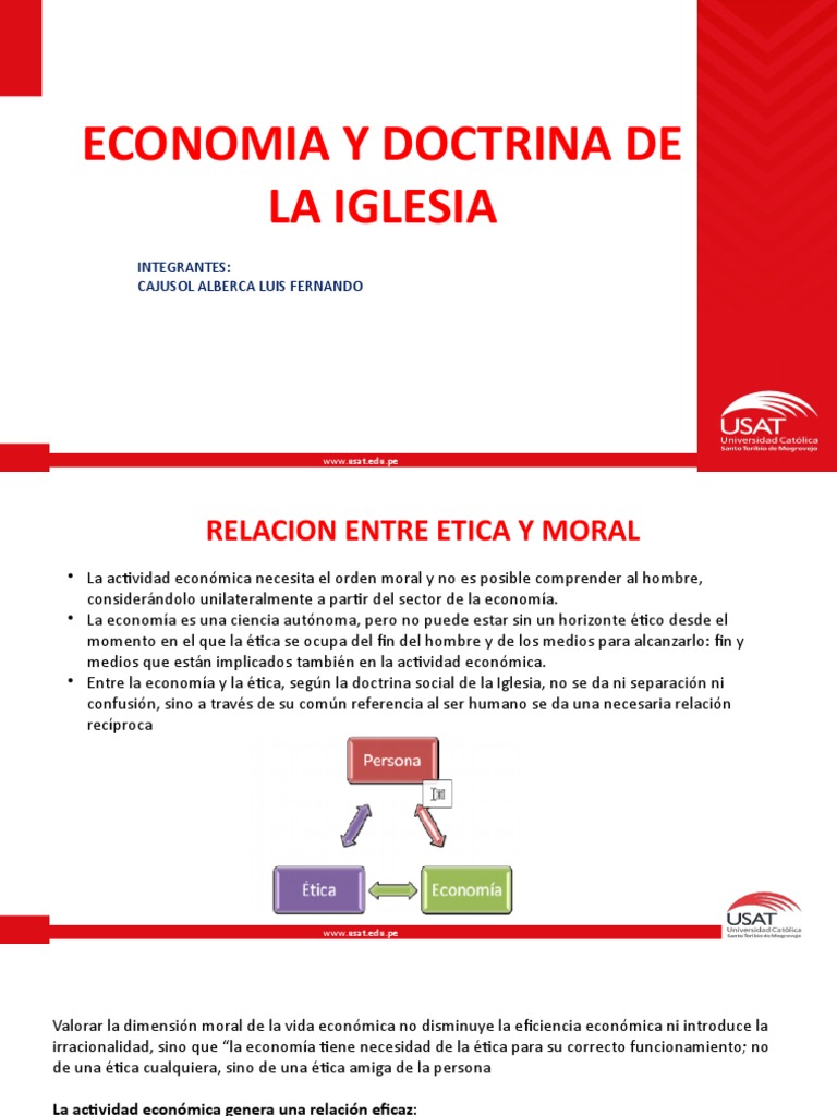 Economia y Doctrina Social de La Iglesia | PDF | Doctrina social ...