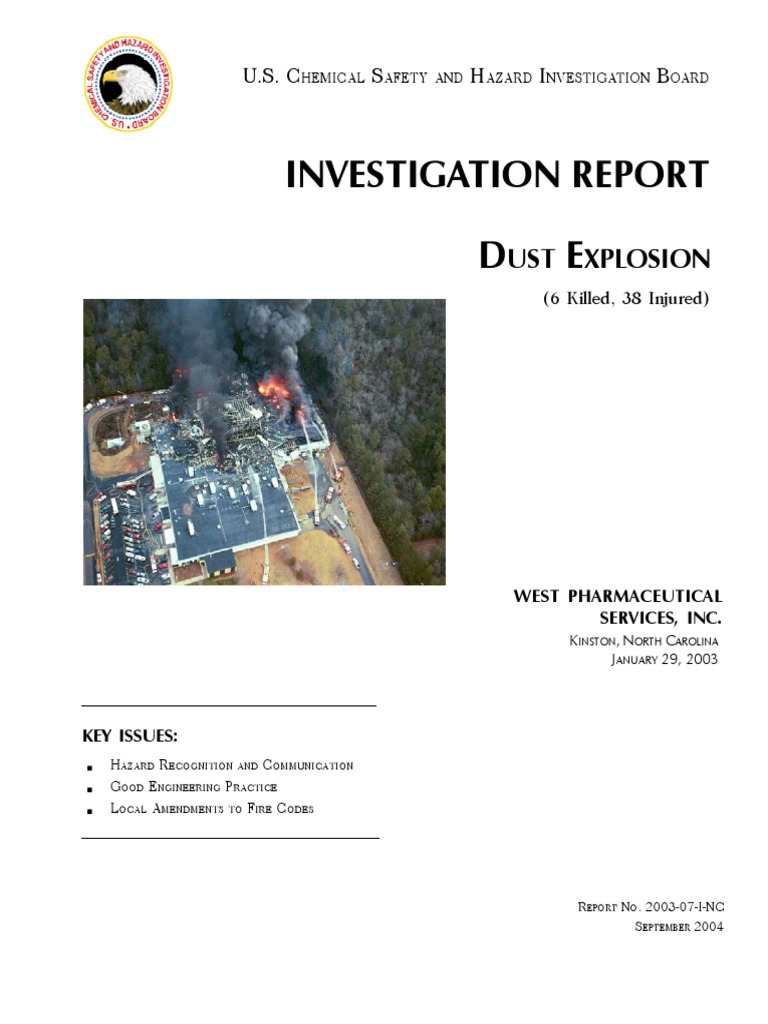 West Pharmaceutical Explosion Report | PDF | Nature