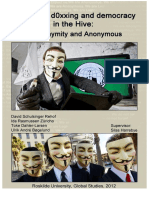 Anonymity and Anonymous