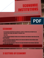 Economic Institutions: Understanding Culture, Soc Iety and Politics