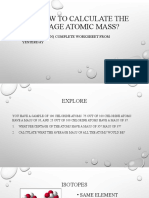 Calculate Average Atomic Mass from Isotope Abundance