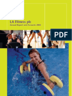 LA Fitness PLC: Annual Report and Accounts 2004