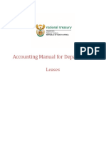 Accounting Manual For Departments: Leases