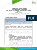Guia de Actividades y Rúbrica de Evaluación - Unidad 3 - Etapa 6 - Componente Práctico Presencial - Elaboración Del Informe de Salida PDF