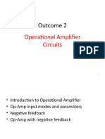 Outcome 2: Operational Amplifier Circuits