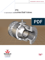 WM - TK Hi Integrity Trunnion Mounted Ball Valves