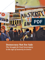 Democracy Not For Sale - Greece - ExecutiveSummary