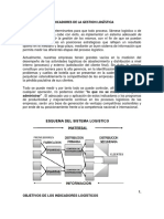 INDICADORES DE LA GESTION LOGISTICA