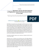 Derechos humanos y algoritmos de valoración de riesgos