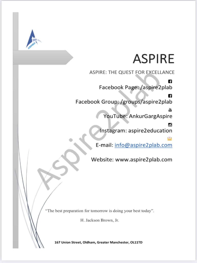 Aspire Update Sep | PDF