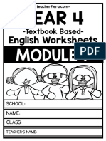 Year 4 English Worksheets Module 7