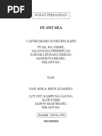 Surat Perjanjian Sewa Kedai