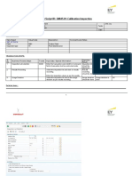 Test Script ID: QM.05.01-Calibration Inspection: Set Up Data