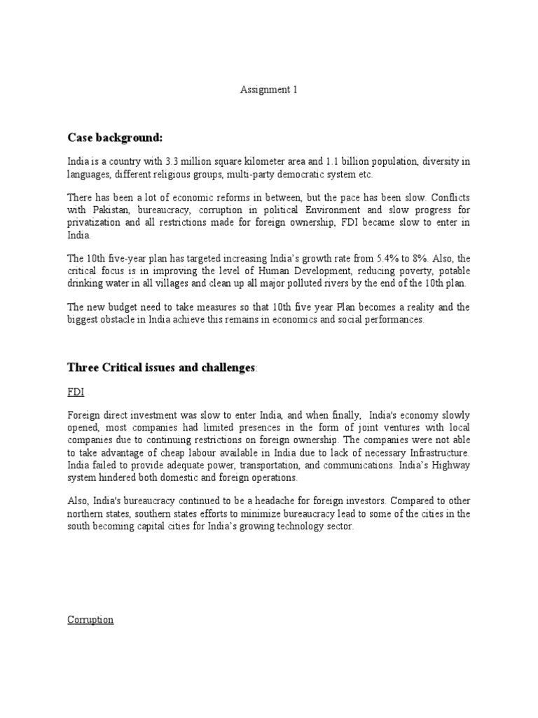 Case Background PDF Fiscal Policy Foreign Direct Investment