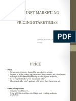 Internet Marketing Pricing Strategies