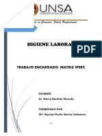 Matriz de Identificación de Peligros y Evaluación de Riesgos