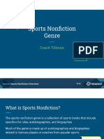 Sports Nonfiction Overview