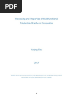Gao Yuqing PHD Final 151117 | PDF | Graphene | Nanocomposite