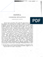 Tischendorf C - Notitia Codicis Sinaitici