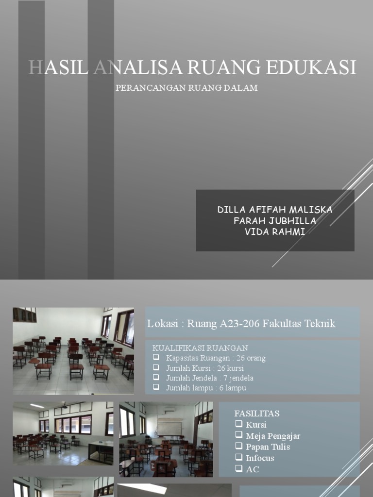 Analisa Ruang Edukasi Teknik | PDF